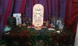 Syren Nagakyrie's shrine for Hekate 2016. Shared with permission